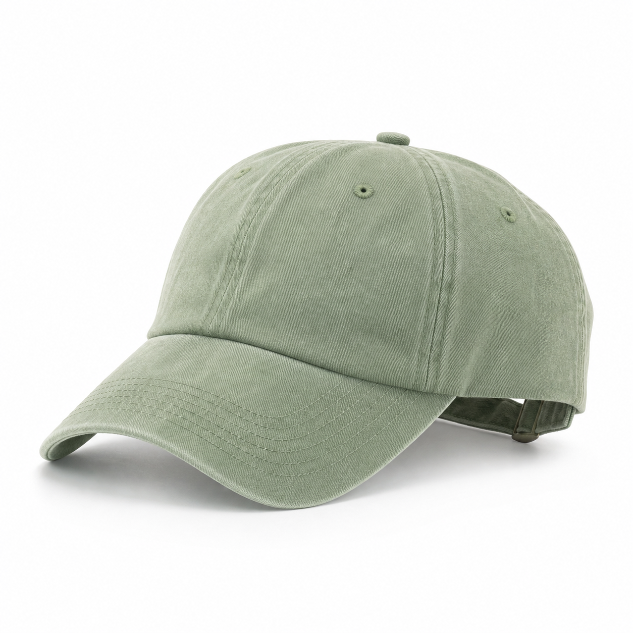 Sage Green Dad Hat customization preview