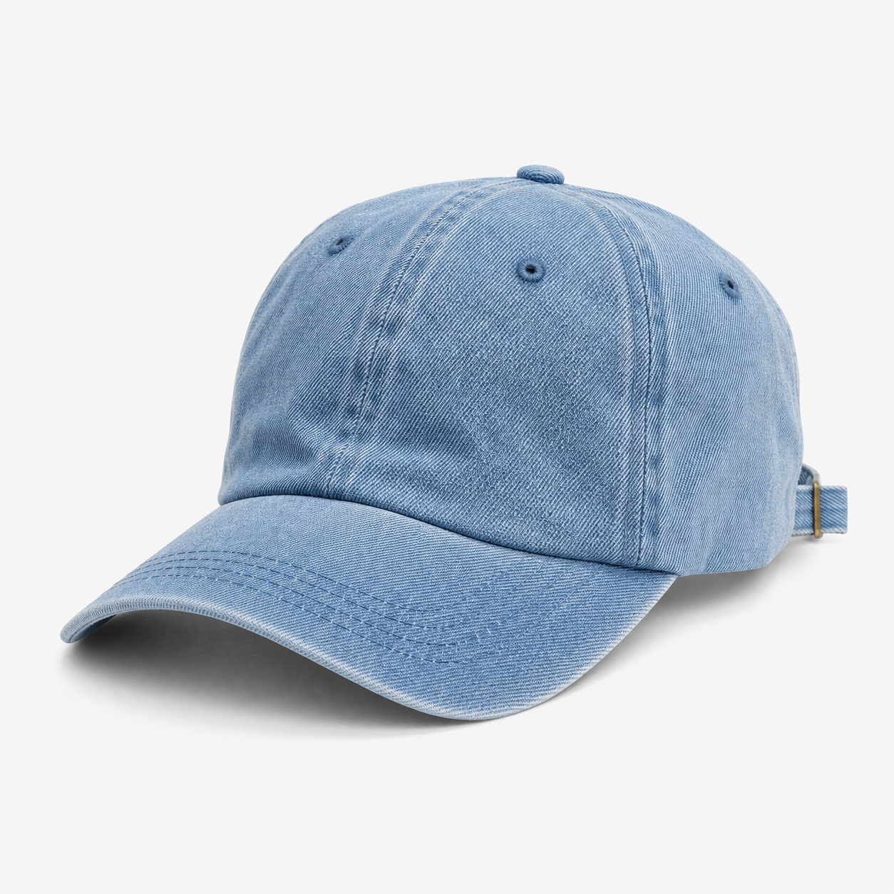 Light Denim Dad Hat customization preview
