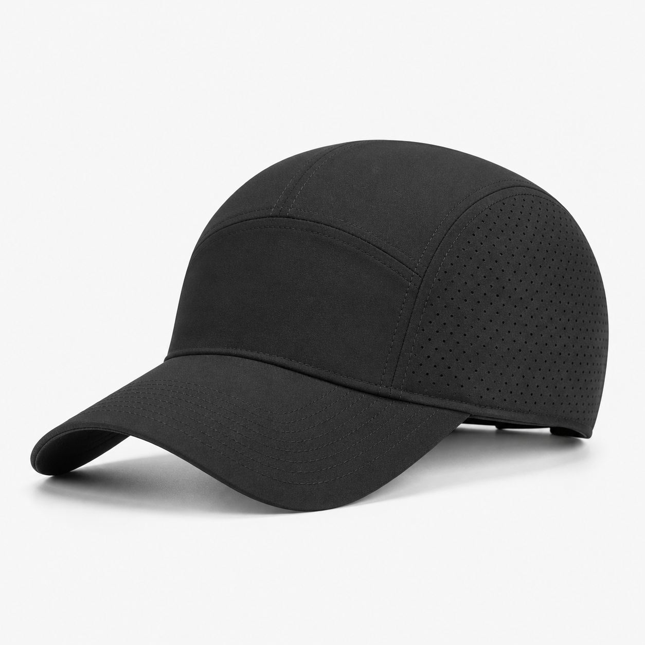 Black Running Performance Hat customization preview