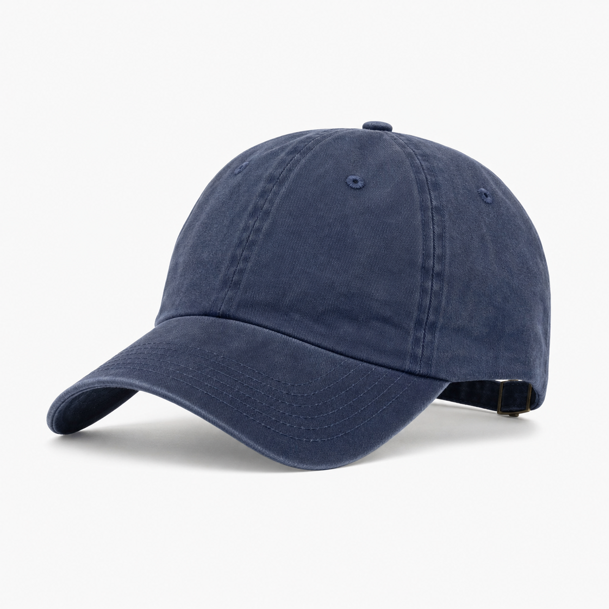 Custom Faded Navy Dad Hat front view