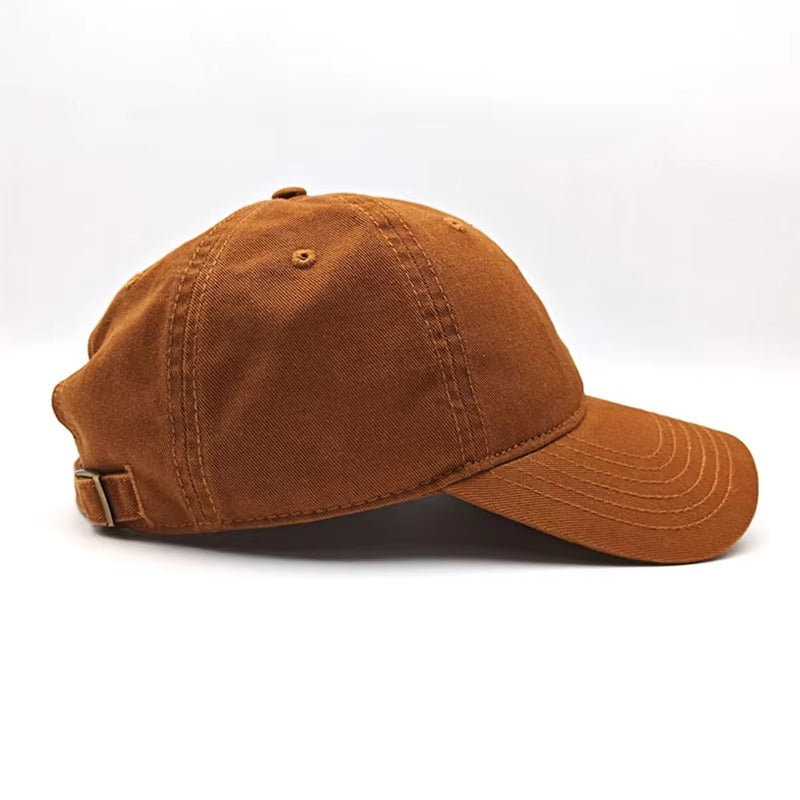 Custom washed cotton dad hat product view 04